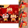 Vibrant Pvc Dragon Keychain Cute Lion Dance Design Perfect For Holiday Gifts