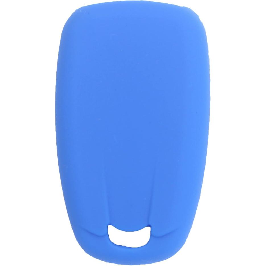 2Pcs Rubber Silicone Key Fob Cover Case Skin Remote Shell Holder Compatible with Chevrolet Chevy Camaro Cruze Malibu Traverse Blazer Trailblazer
