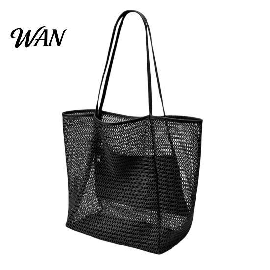 Wet Swimsuit Storage Bag Foldable with Built-in Pocket Design Travel Tote Lightweight Car Door Compact Gym Beach for Swimsuits Towels Sand Shoes Large 1 чёрный