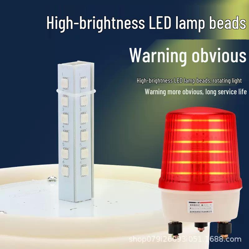 LTE-5161 LED Rotating Sound & Light Alarm Device with Anti-Rear-End Indicator