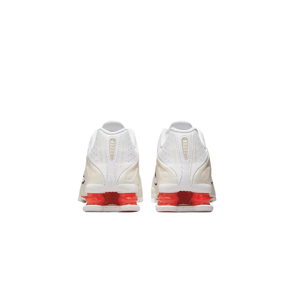 Nike Shox R4 GS Phantom Picante Red Kids Sneakers Cream White CW2626-102