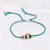 1 pcs Bohemian Print Fish Pendant Bracelet Adjustable Hand-Woven Rope Bracelet  Women Girls
