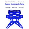 Adjustable Motorcycle License Plate Holder - Swallow-Type Design for Electric Vehicle Mods