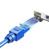 Shanze High-Performance Gold-Plated Shielded RJ Connector CAT6A/7/8, 10G, No-Punch Crystal Head