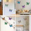 Creative Metal Butterfly Wall Hanging Wall Home Decoration 7-color Butterfly Wall Decoration Art Courtyard Fence Home Gift
