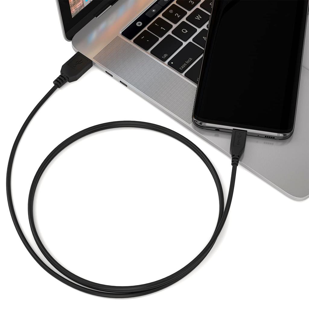 Maeline Micro USB Cable USB 2.0 A-Male to Micro B Cable Fast Charging Cord High Speed USB Durable Cheap Android Charger Cable (1 Pack, 3ft)