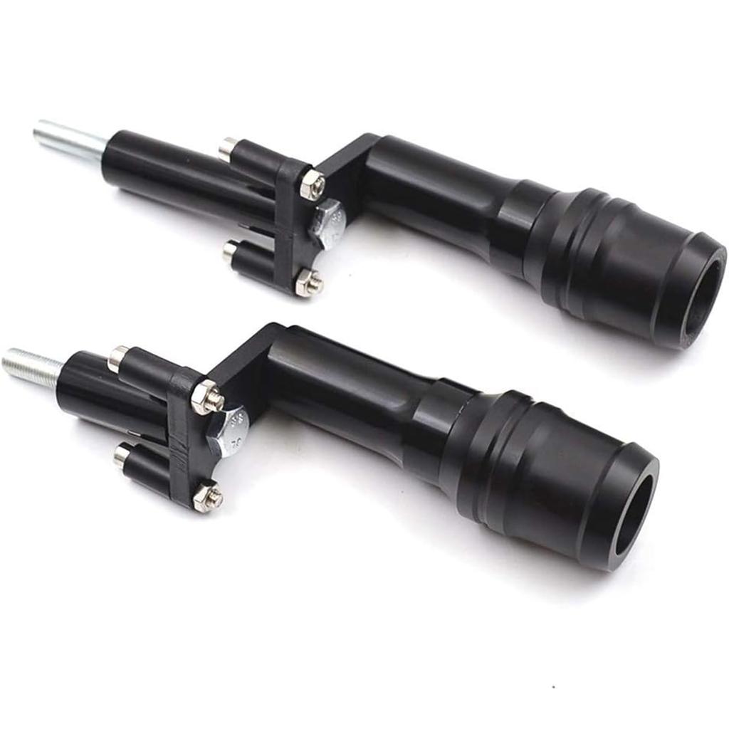 Motorcycle Frame Sliders/Engine Sliders for Kawasaki Ninja 400 Z400 (2018-2023) and Ninja 250 Z250 (2019-2023) (Black)