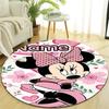 Personalized M-Minnie Round Chair Office Rug - Perfect for Mat, Office Chair & More - Ideal Gift for Birthdays and Holidays
