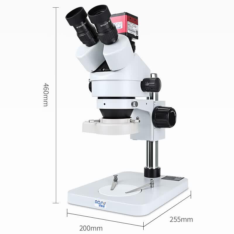 AOSVI High-Definition Continuous Zoom Stereo Microscope