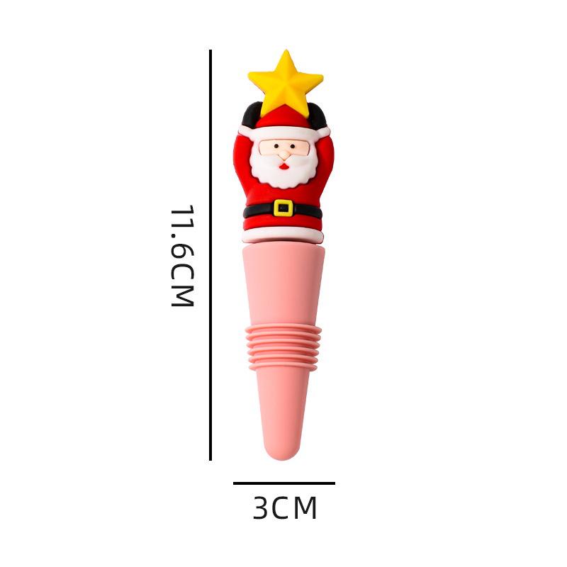 Eco-friendly Silicone Wine Bottle Stopper, Multi-color Options – Ideal Christmas Gift