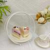 Iron Ceramic Cake Pan Cake Stand Fruit Basket Dessert Plate Fruit Plate Display Stand Sushi Plate Snack Tray Refreshment Tray