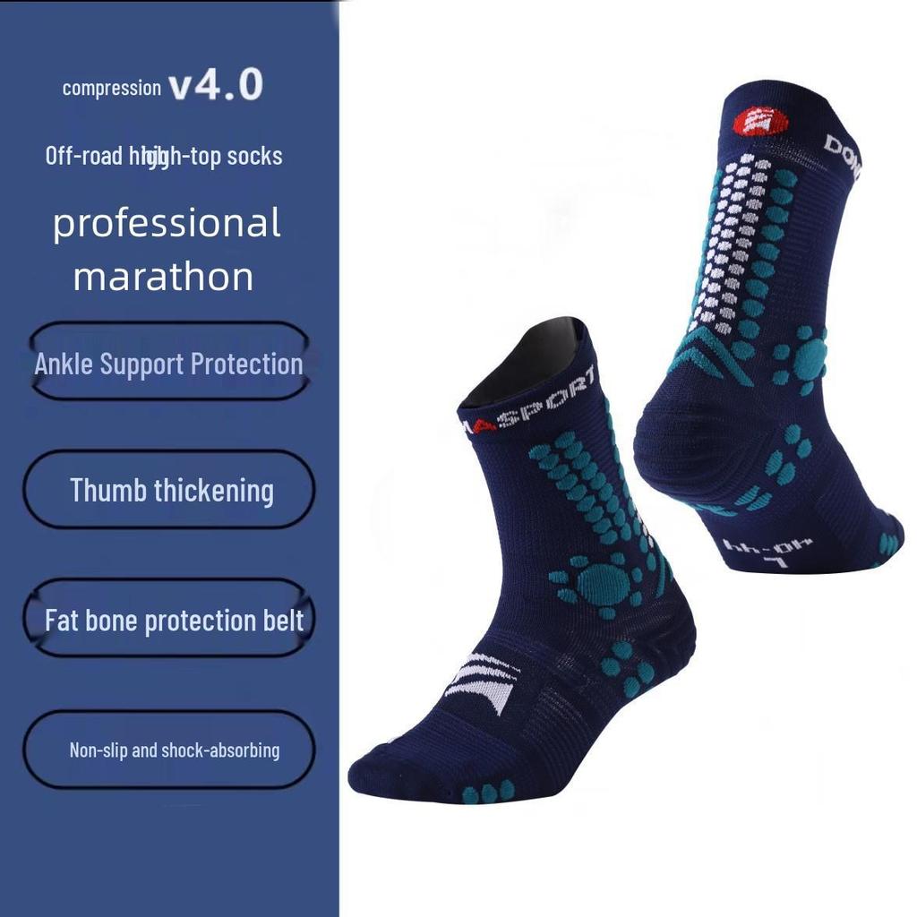 Calcetines de Compresión de Verano Unisex para Maratón, Trail Running, Ciclismo y Deportes al Aire Libre