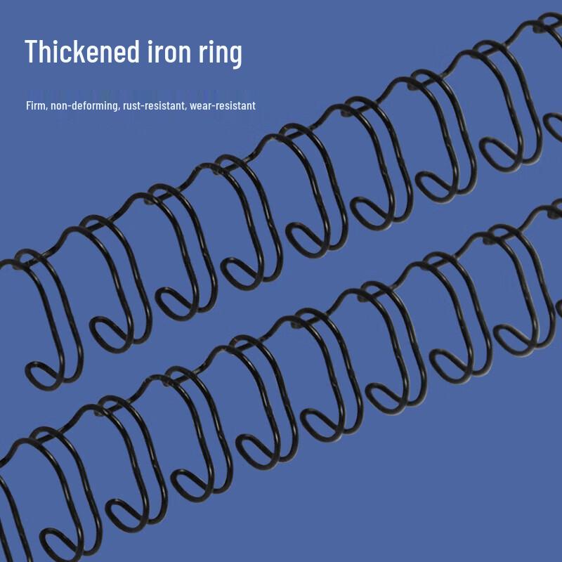 Youmaishi 34-otvorové kovové kroužky pro kroužkovou vazbu 7,9 mm