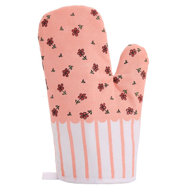 Microwave Mitts Gloves Thickened Heat-resistant Insulation Kitchen Baking Oven Gloves Anti-Scald Gloves Kitchen Accessories 1PC