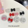 Rhinestone Bow Magnetic Attraction Is Suitable For Magsafe Pasting Glitter Epoxy Small Fresh Ring Gift.