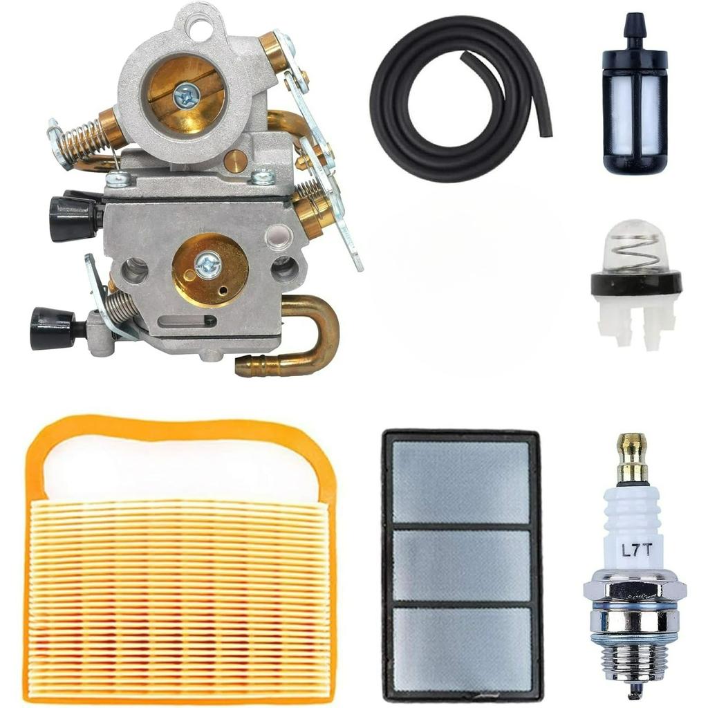 C1Q-S118 Carburetor with Air Filter Tune Up Kit for STIHL TS420 TS410 TS410Z TS420Z Concrete Cut-Off Saw Replaces 4238 120 0600