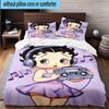 3PCS Laday In Red Dress 3pcs Bedding,Including 3PCS Duvet Cover And 2pcs Pillowcases Perfect for Christmas,Ideal for Bedroom, Dormitory