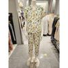 Barbara Cream Flower ASamyeon Women S Pajama Awp4619b