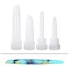 4pcs DIY Pen Mold Epoxy Resin Molds Transparent Pen Silicone Mould Dried Flower Resin Decorative Craft Jewelry Mould