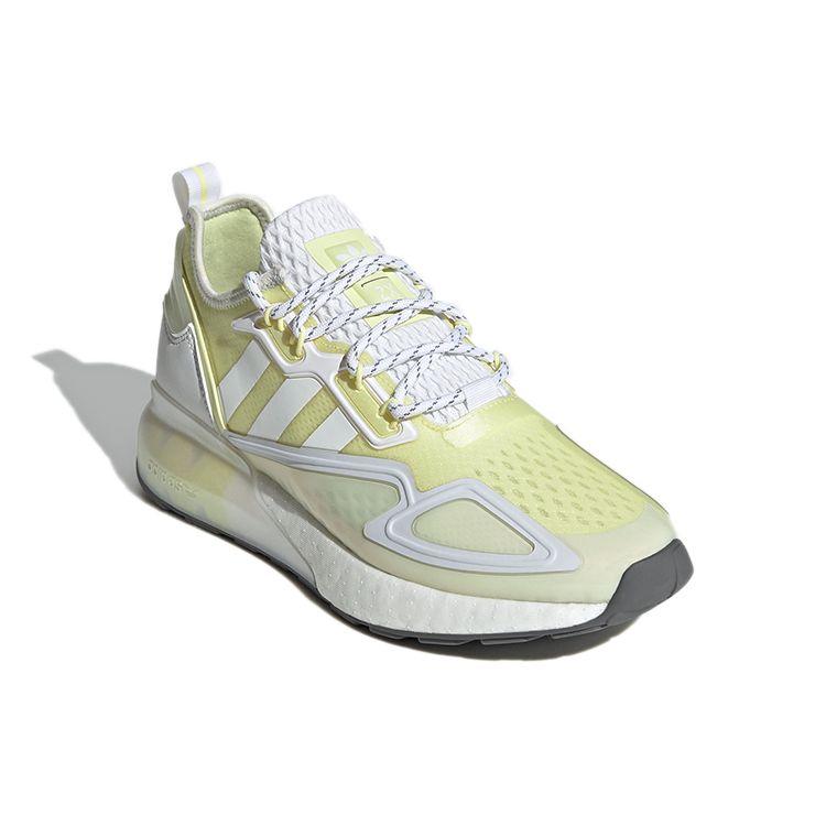 Adidas ZX 2K Boost Bílá Žlutý Nádech Dámské Tenisky Obuv-Bílá GX2711