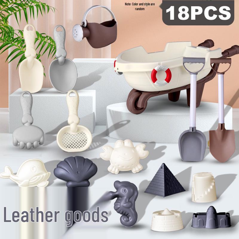 Children's Beach and Sand Play Set: Digging, Water Play, Shell Collecting, and Gardening Tools.