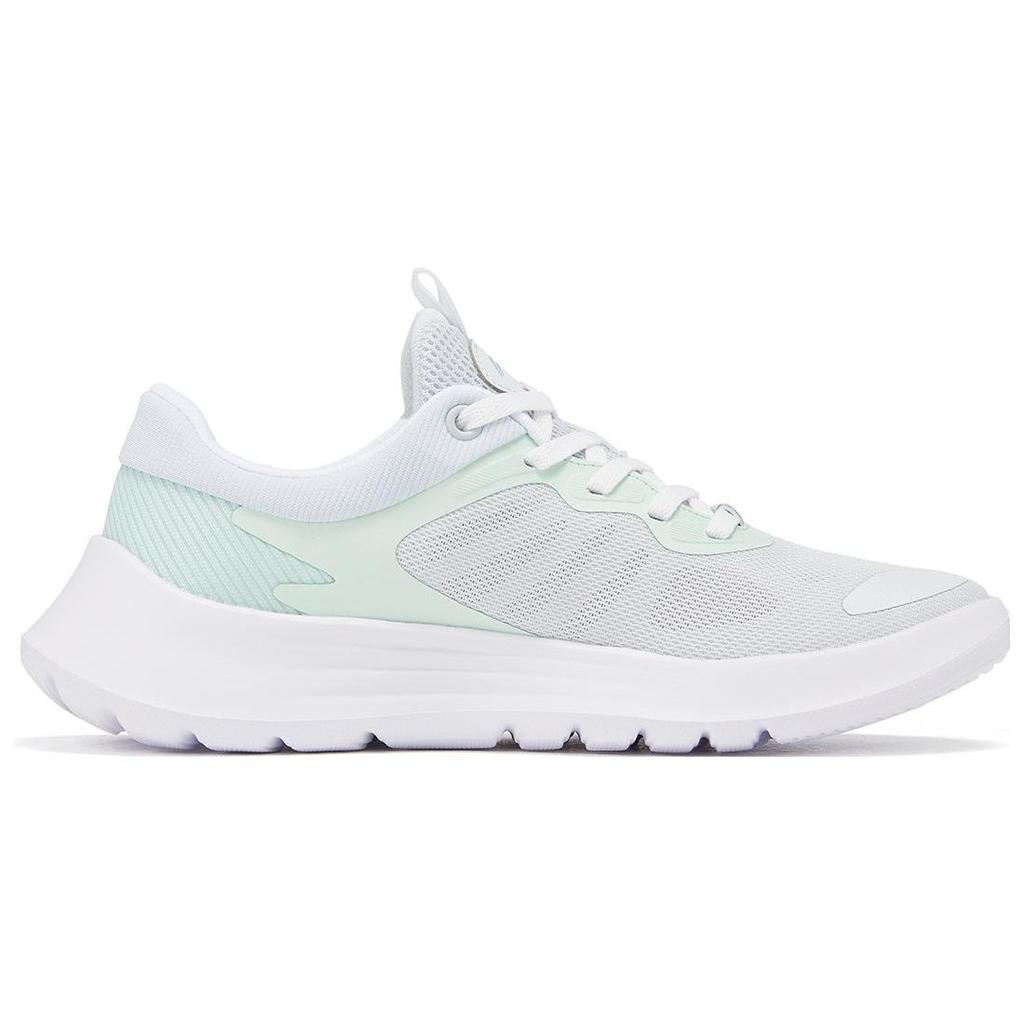Li-Ning Lightweight Soft Rebound Breathable Shock Absorbing Durable Lightweight Low Top Running Shoes Women sneaker White Blue Green ARST020-3