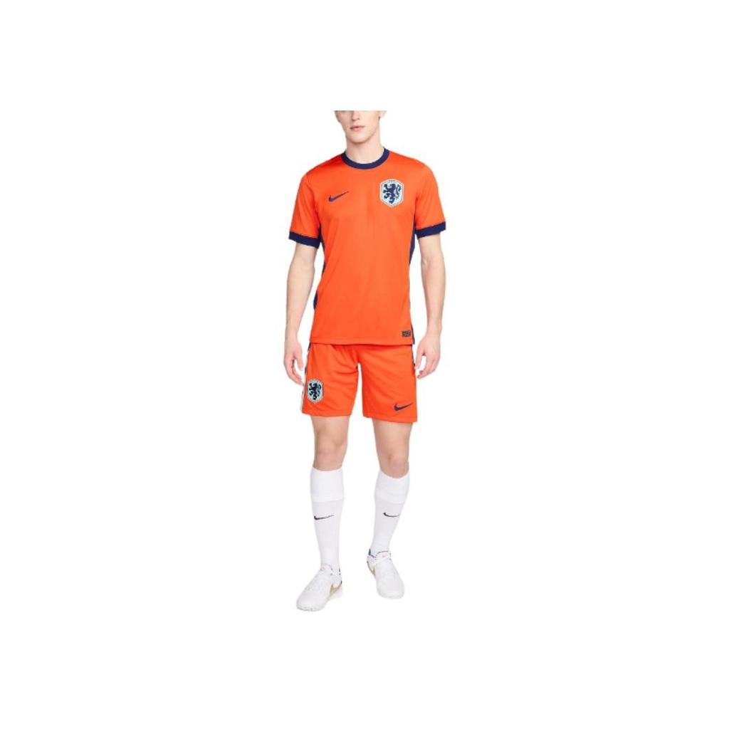 Nike Contrasting Pattern Print Slim-Fit Short Sleeve T-Shirt Men Tops Orange FJ4276-819