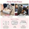 Transparent Casual Handbag for Men & Women - Foldable Lightweight Travel Toiletry Organizer with Zipper Closure & Carry Handle