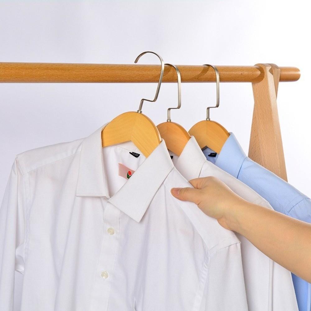 Durable Wood Hangers Swivel Hook Non-Slip Coat Hangers New Wooden Clothes Hangers For Shirts