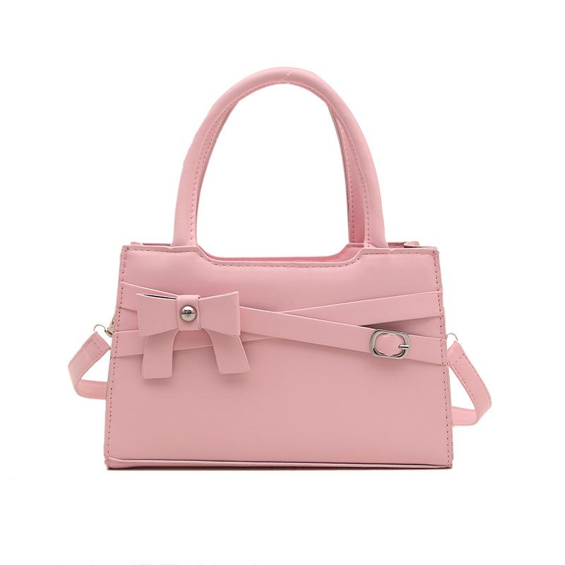 Modischer Gürtel Kleine Quadratische Tasche, Stilvolle und Modische Schleifen-Handtasche, Lässige Crossbody-Tasche für Damen