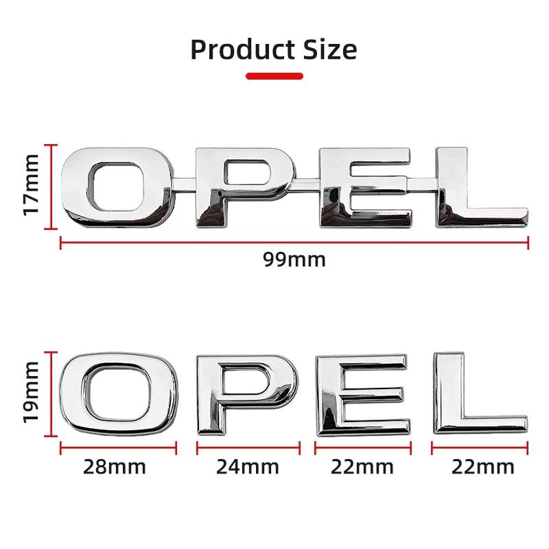 Lettere 3D ABS Emblema Distintivo Posteriore per Bagagliaio Auto Accessori Per Opel Insignia Astra J F Antara Meriva Zafira H G Corsa Vectra OPC