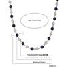 Lapis Lazuli and Zircon Choker Necklace - Hip Hop Style for Men and Women