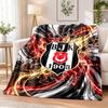 Beşiktaş FC Printed Flannel Blanket Warm Comfort Bed Throw For Indoor Home Decoration