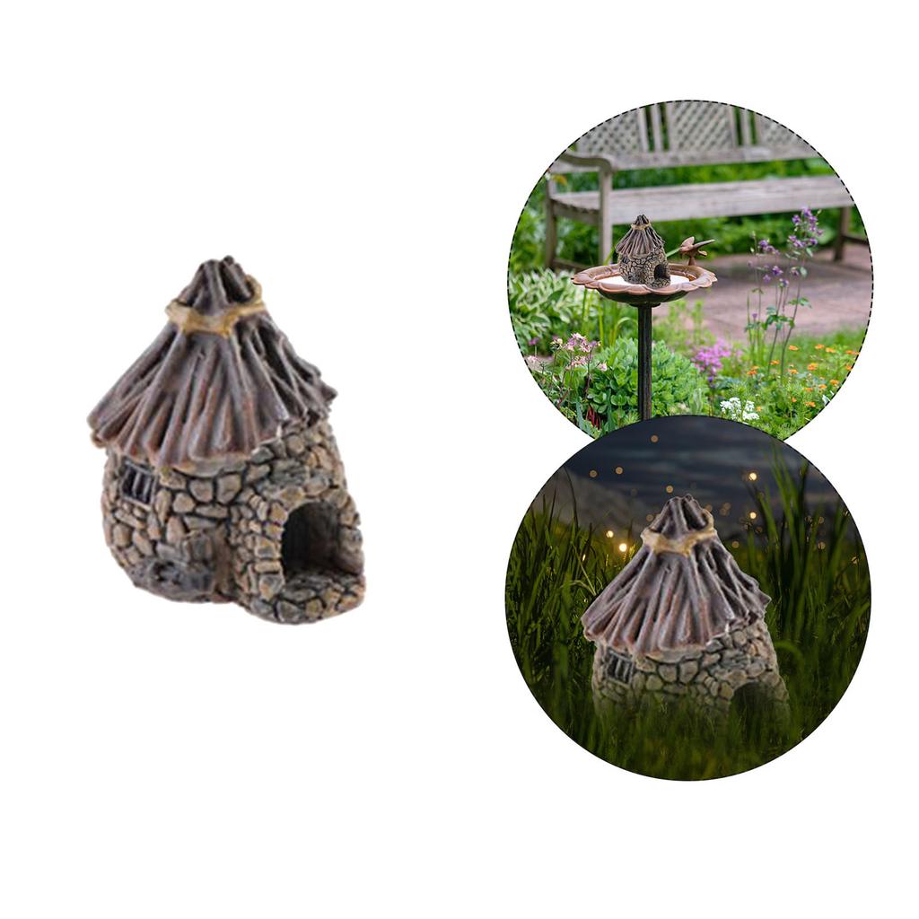 Gardening Creative Micro Small House Villa Resin Decoration