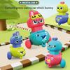 Children's Inertia Toy Car Cute Bunny Inertial Scooter Toy Boys' Mini Pull Car 0-3rd Birthday Gift