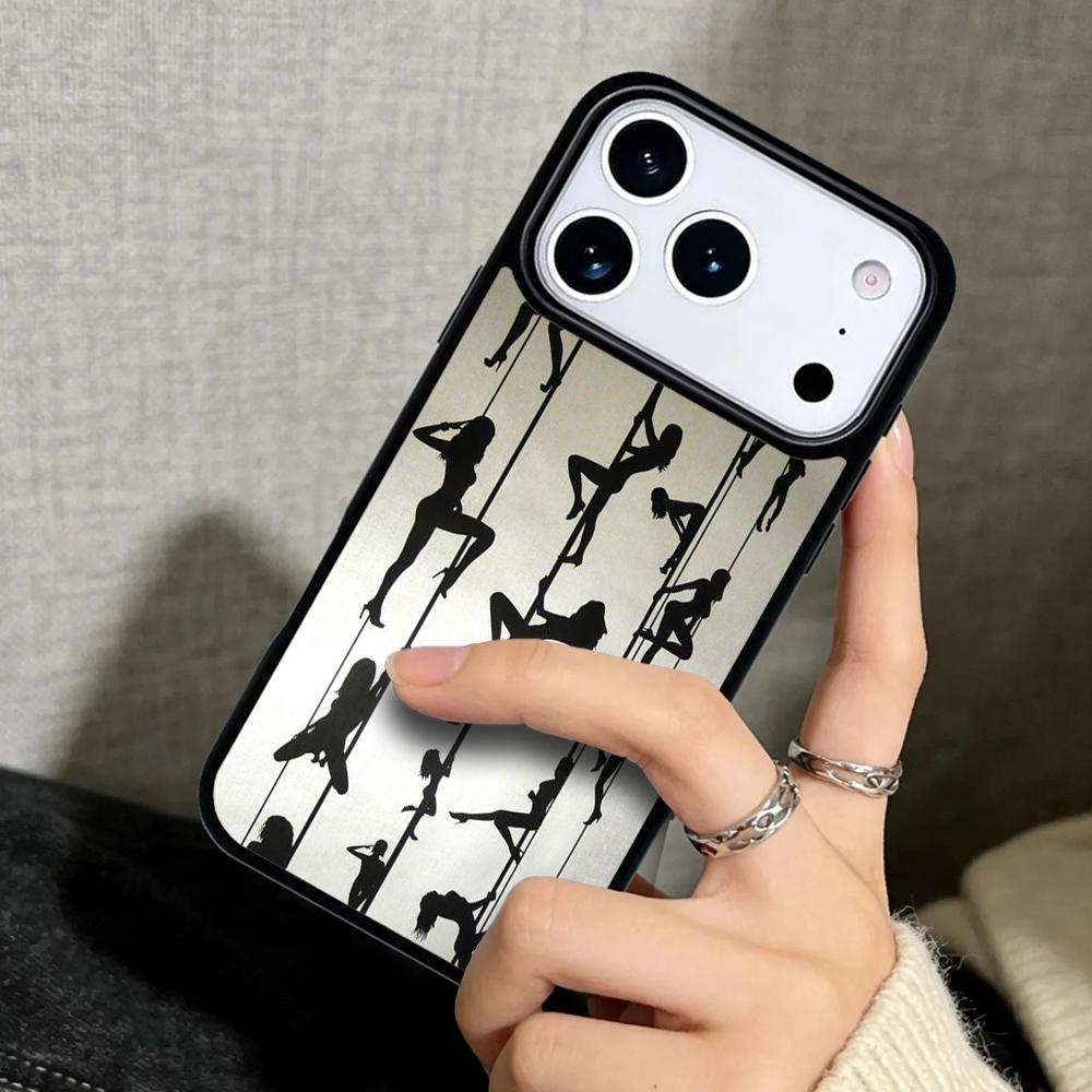 Capa Case for iPhone 17 Air 16 Pro Max 15 Plus 11 13 Mini 14 12 Back Phone Cover Pole Dancer Dancing