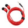 3-Meter 3.5mm Plug In-Ear Wired Earphone Broadcast Live Headset with/without Mic
