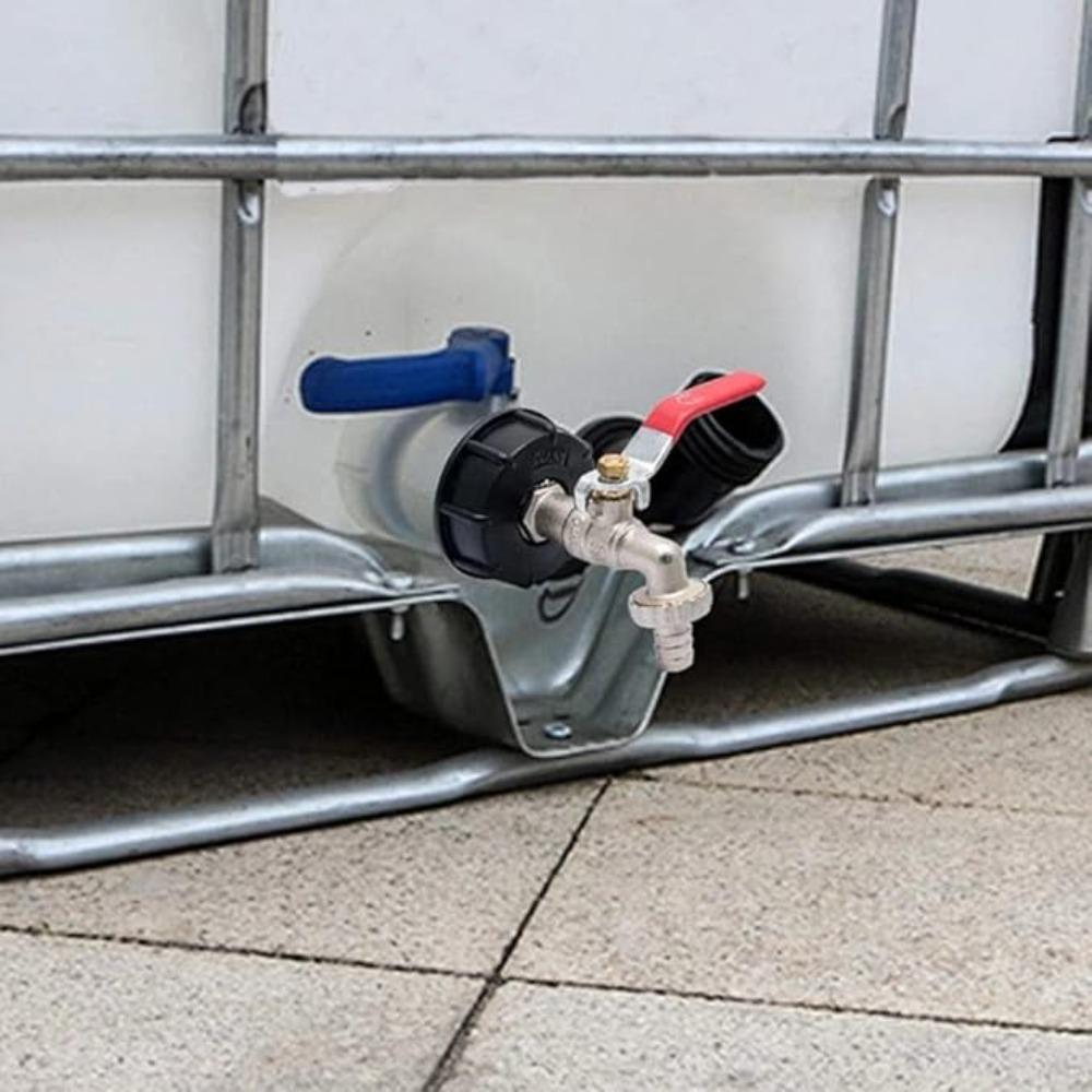 Durable IBC Tank Tap Adapter S60*6 Coarse Thread to 1/2'' 3/4'' Connector Replacement Valve Garden Home Valve Fitting Faucet