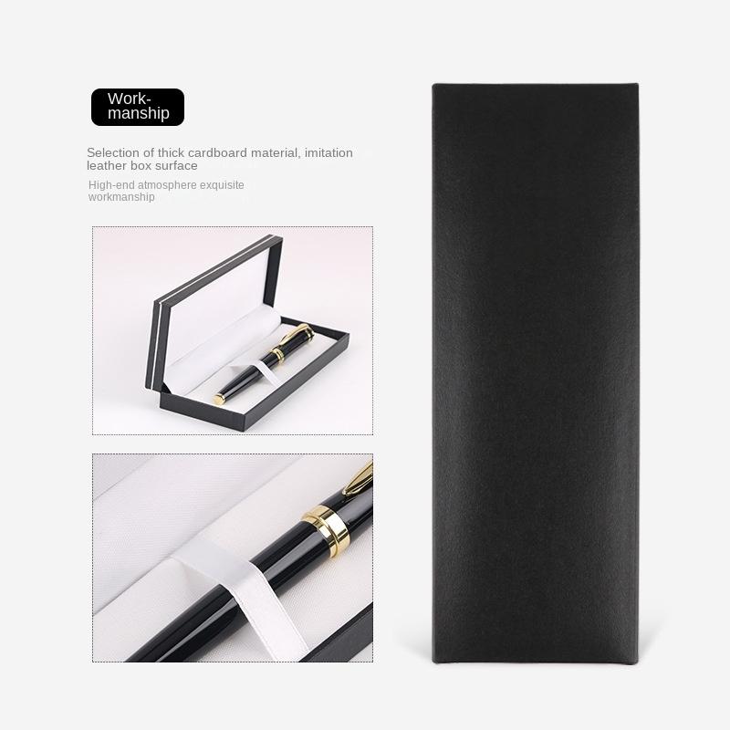 Svart Presentask Metallpenna Gelpenna Kulspetspenna Signaturpenna Presentask Herrars Affärsgåva