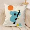 Simple Nordic Modern Anime Cushion Cover Soft Plush DoubleSided Pillow Cover Cozy Sofa Cushion Case Living Room Home Gift