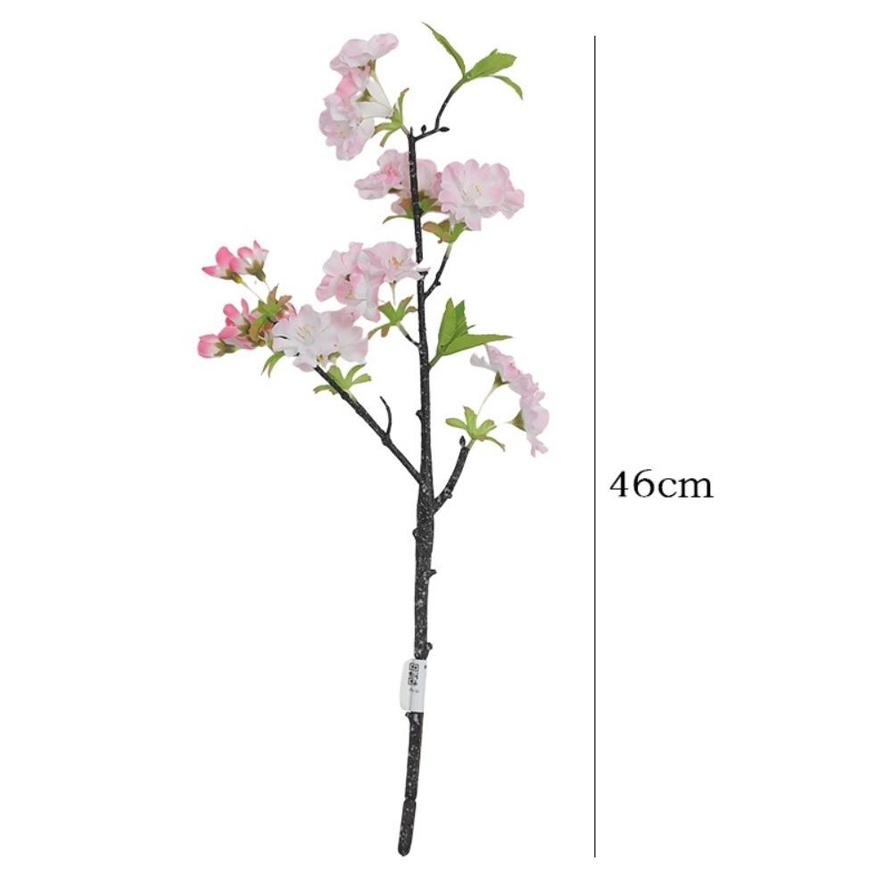 Decorative Fake Cherry Blossoms Branches Silk Artificial Faux Plants Wedding Decoration