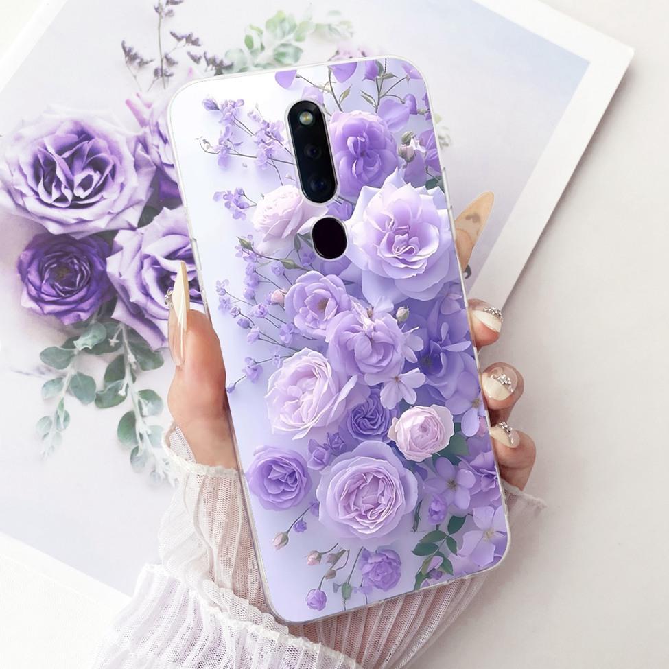 Clear Casing For Oppo F11Pro CPH1969 CPH2209 CPH1987 Phone Case For Oppo F11 Pro Cover Fashion Butterfly Funny Cute Painted