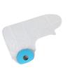 Blå dykmaterialringar PVC duschskydd vuxen hel arm P2202 62cm