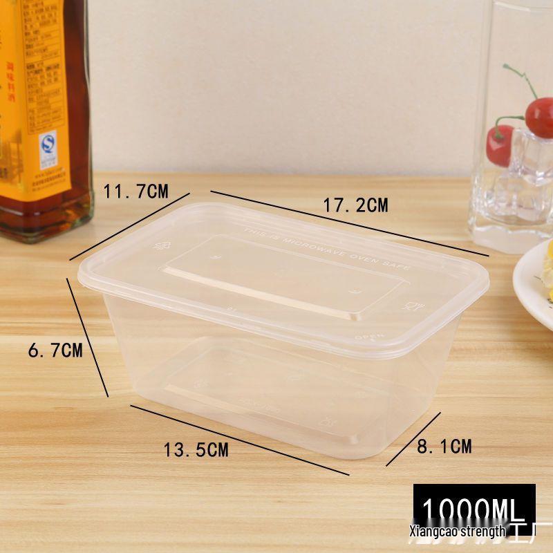 

Disposable Rectangular Lunch Box & Round Bowl for Food Packaging and Preservation