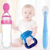 Baby Feeding Combo – Fruit Feeder, Spoon Feeder Bottle & Silicone Feeding Spoon (Pack of 3)