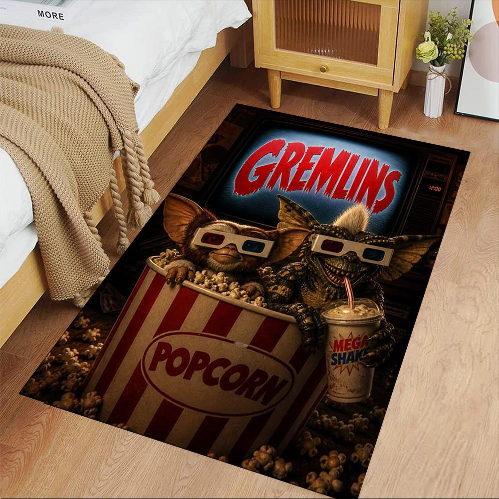 Gremlins Area Rug Perfect for Hallway Kitchen Study room Game Room Antislip Carpet Office home decor Gift for Festivals