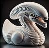 Evil Alien Duck Resin Statue Funny Gift Idea Car Dashboard & Desk Decor Unique Ornament