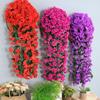 Simple Natural Style Artificial Vines Silk Artificial Flowers for Home Decor Uv Resistant Outdoor for Home for Outside
