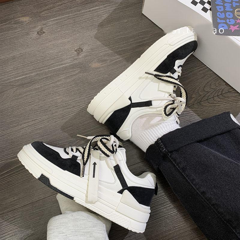 Fashion White Women Platform Sports Shoes Sneakers Kawaii Vintage Vulcanize Casual Korean Fashion Tennis Female Flats Vulcanize Shoes