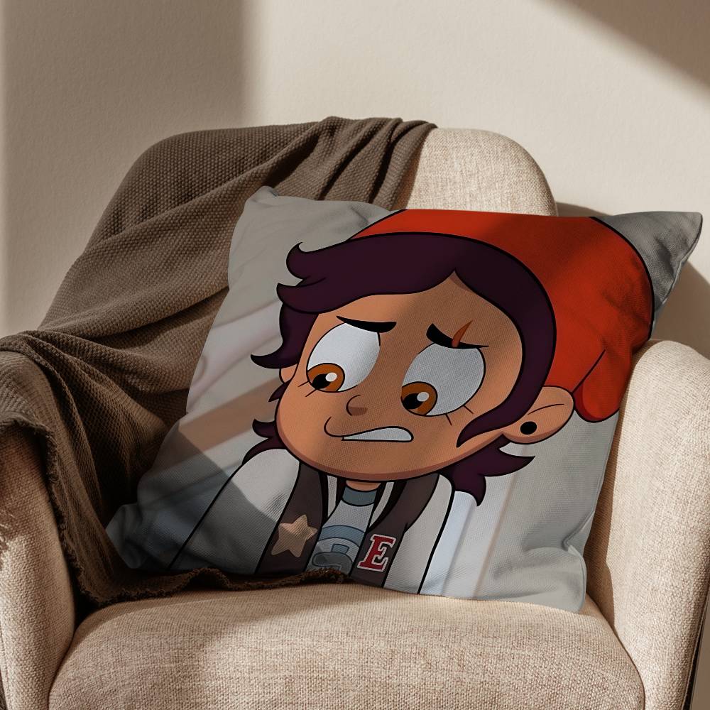 COOL L-Luz T-The Owl House Cushion Cover Suitable For Sofa Car Bedroom Office Cushions Decorative Pillow Case